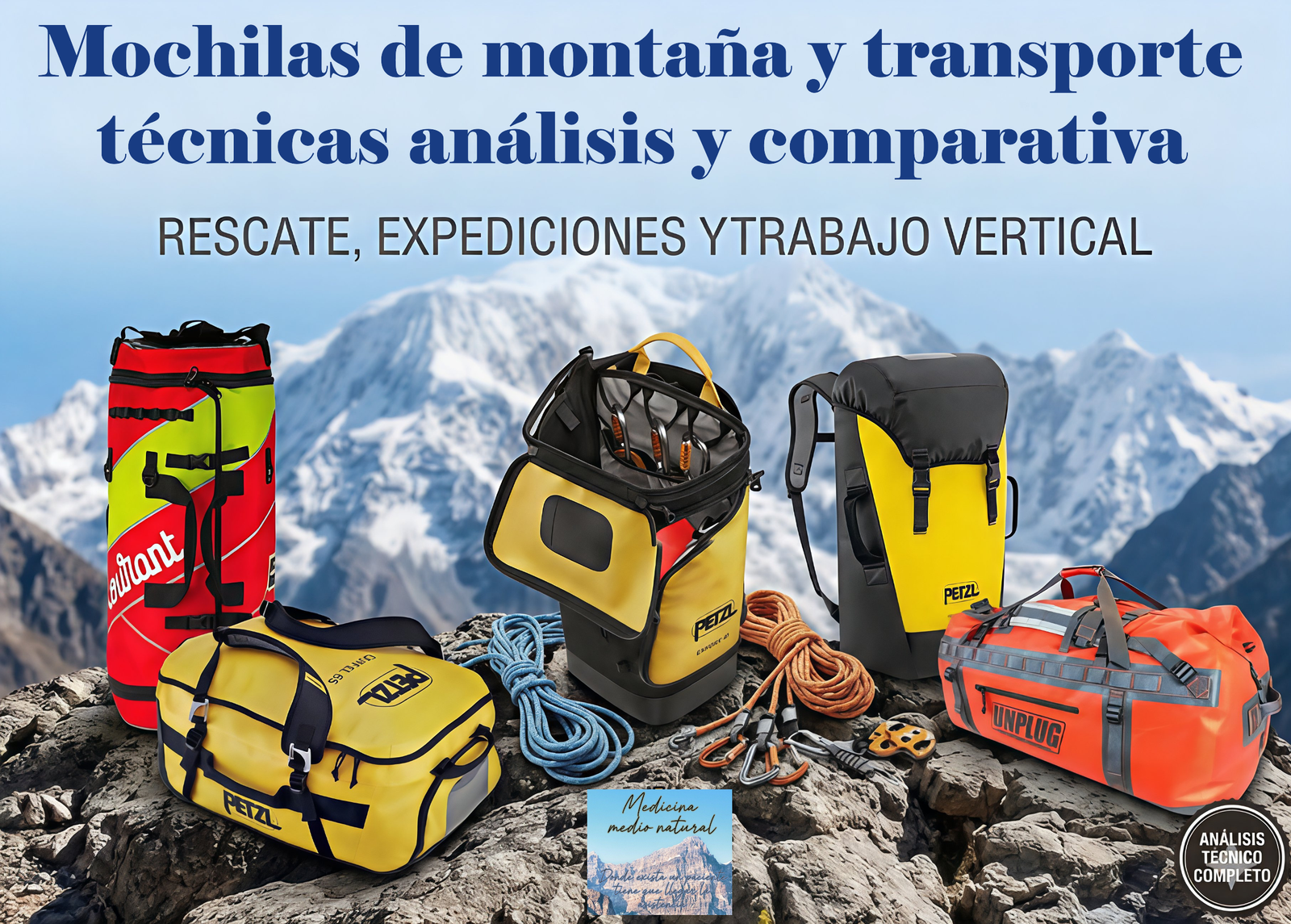 Mochilas de montaña y transporte técnicas análisis y comparativa