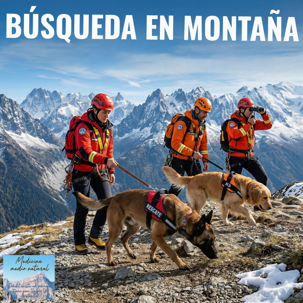 Búsqueda en montaña